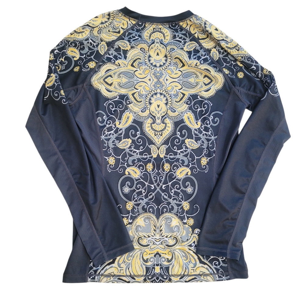 Athleta Runaway Rash Guard Long‎ Sleeved Top Size Small - Picture 3 of 8